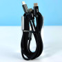 Data Cable Remax RC-094th Kerolla 3in1 Micro+Lightning+Type-C 1m