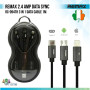 Data Cable Remax RC-094th Kerolla 3in1 Micro+Lightning+Type-C 1m