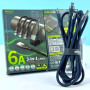 Data Cable Remax RC-199th Whirly 3-in-1 Micro+Lightning+Type-C FC 5A 1.2m