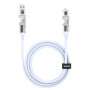 Data Cable Remax CB18 Radiance 4in1 USB+Type-C to Lightning+Type-C 240W 1.2m
