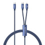 Data Cable Remax CB33 Aucora Series 2in1 (Type-C to Type-C+Lightning) 100W 1.2m