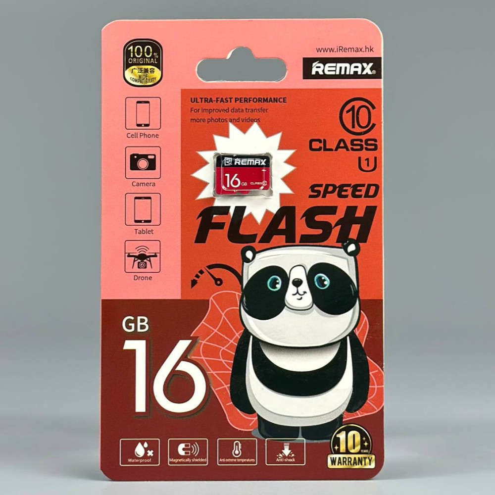 Карта пам'яті Remax 16Gb Class 10 Speed Flash (без адаптера)