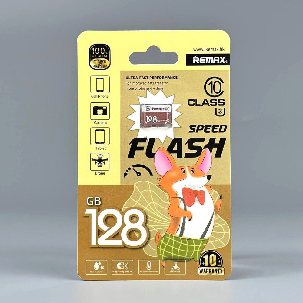 Карта пам'яті Remax 128Gb Class 10 Speed Flash (без адаптера)