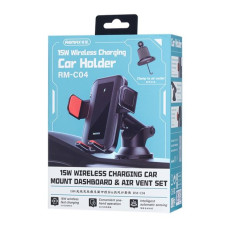 Holder Remax RM-C04 Set з бездротовою зарядкою 15W
