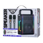Колонка Remax RB-MB08 Lighting Party 60W з 2-ма мікрофонами (22,1*18,7*9,5 см)