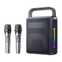 Колонка Remax RB-MB08 Lighting Party 60W з 2-ма мікрофонами (22,1*18,7*9,5 см)