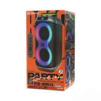 Колонка Remax RB-MB11 Party lighting 80W з двома мікрофонами, 6000mAh (54,4*36*25,5 см)