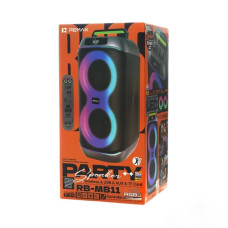 Колонка Remax RB-MB11 Party lighting 80W з двома мікрофонами, 6000mAh (54,4*36*25,5 см)