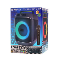 Колонка Remax RB-MB12 Party lighting 60W з мікрофоном, 6000mAh (39*30*29 см)