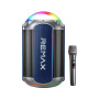 Колонка Remax RB-MB06 Party lighting 120W з мікрофоном, RGB, 5400mAh (36,1*20*20 см)