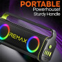 Колонка Remax RB-MB07 Party lighting 80W з мікрофоном, 5400mAh (43*19,4*10,2 см)
