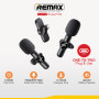 Бездротовий подвійний мікрофон петличний Remax K10 Ryusic Series One-to-Two Type-C