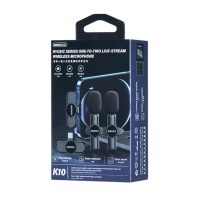 Бездротовий петличний мікрофон Remax K10 Ryusic Series One-to-Two Lightning