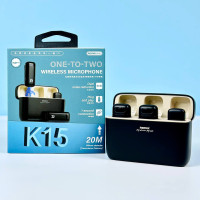Бездротовий петличний мікрофон Remax K15 Radio One-to-Two Type-C