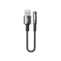Перехідник Remax C21 Velocity Receptacle audio adapter USB to 3.5mm 0.12m