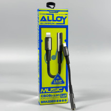 Перехідник Remax CB08 Velocity Lightning to 3.5mm 0.12m