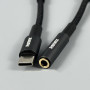 Перехідник Remax CB08 Velocity Type-C to 3.5mm 0.12m