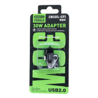 Перехідник OTG Remax CB32 Smartlink Series 30W Lightning male to Type-C female