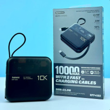 УМБ Power Bank Remax RPP-602 10000mAh Sucha Pro Series PD 20W+QC 22.5W with 2 cables
