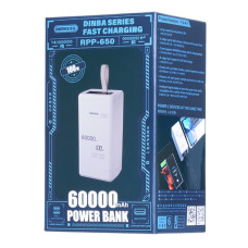 УМБ Power Bank Remax RPP-650 Dinba Series 60000mAh PD100W+QC22.5W