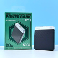 УМБ Power Bank Remax RPP-8 Cube Series Magnetic 5000mAh PD20W з бездротовою зарядкою