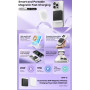 УМБ Power Bank Remax RPP-9 Cube Series Magnetic 10000mAh PD20W з бездротовою зарядкою