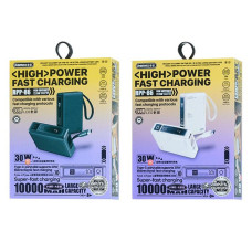 УМБ Power Bank Remax RPP-86 Wingle Series 10000mAh QC22.5W+PD30W з бездротовою зарядкою (with cable Type-C)