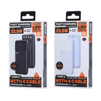 УМБ Power Bank Remax FCP-1 10000mAh PD20W+QC3.0 (with cable Type-C+Lightning+Micro+USB)