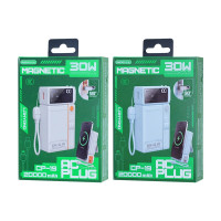 УМБ Power Bank Remax CP-19 Lanyard Fortable 20000mAh 30W+22.5W з бездротовою зарядкою (US plug)