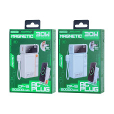 УМБ Power Bank Remax CP-19 Lanyard Fortable 20000mAh 30W+22.5W з бездротовою зарядкою (US plug)