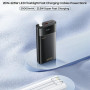 УМБ Power Bank Remax FC-12 20000mAh 20W+22.5W з ліхтарем (with cable Type-C+Lightning+USB)