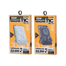 УМБ Power Bank Remax MC-01 10000mAh 22.5W з бездротовою зарядкою та підставкою (with cable Type-C)
