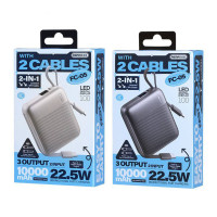 УМБ Power Bank Remax FC-05 10000mAh 22.5W (with cable Type-C+Lightning)