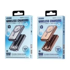 УМБ Power Bank Remax CX-2 10000mAh PD20W з бездротовою зарядкою та підставкою (with cable Type-C+Lightning)