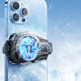 Охолоджувач затискач Remax RT-F8 Icyzun Series для телефону з дисплеєм температури