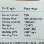 Портативний AI-перекладач Remax T10 4.1inch, 150 мов, 1500mAh (online, offline)