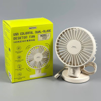 Вентилятор Remax F37 USB Colorful настільний