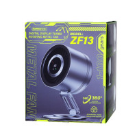 Вентилятор Remax RS-ZF13 металевий (з турбонаддувом та LED Display) (з вбуд. акум.)