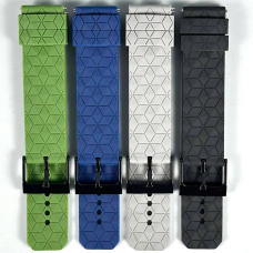 Ремінець для годинника універсальний силіконовий Structural Rhombus 20mm