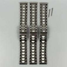 Ремінець для годинника універсальний Metal Design7 Color1 22mm (Silver)