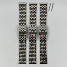 Ремінець для годинника універсальний Metal Design1 Color1 22mm (Silver)