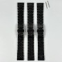 Ремінець для годинника універсальний Metal Design1 Color1 22mm (Black)