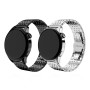 Ремінець для годинника універсальний Metal Design1 Color1 22mm (Black)