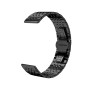 Ремінець для годинника універсальний Metal Design1 Color1 22mm (Black)