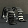 Ремінець для годинника універсальний Metal Design11 Color1 22mm (Black)