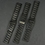 Ремінець для годинника універсальний Metal Design11 Color1 22mm (Black)