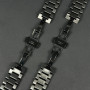 Ремінець для годинника універсальний Metal Design7 Color1 20mm (Black)