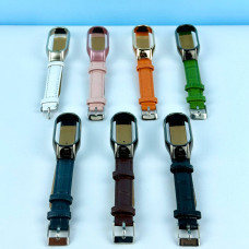 Ремінець на фітнес браслет Xiaomi Mi Band M5/Mi Band M6 Сombined Steel-Leather