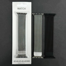 Ремінець Milanese Loop for Watch blister Black,Silver 38,40,41mm