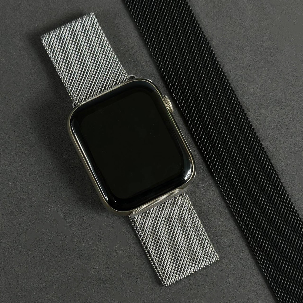 Ремінець Milanese Loop for Watch blister Black,Silver 38,40,41mm